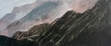 la sera    2025   Tusche      13,5 cm x 29,5 cm