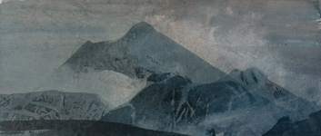 la sera    2025   Tusche      13,5 cm x 29,5 cm